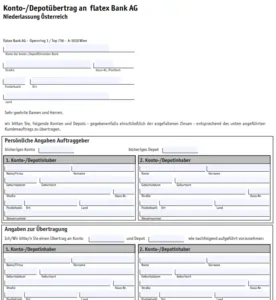 Depotübertrag Flatex